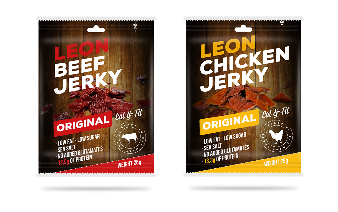 Obal výrobku Leon Jerky