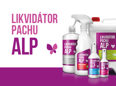 Likvidátor pachu ALP - redesign obalů produktové řady výrobků